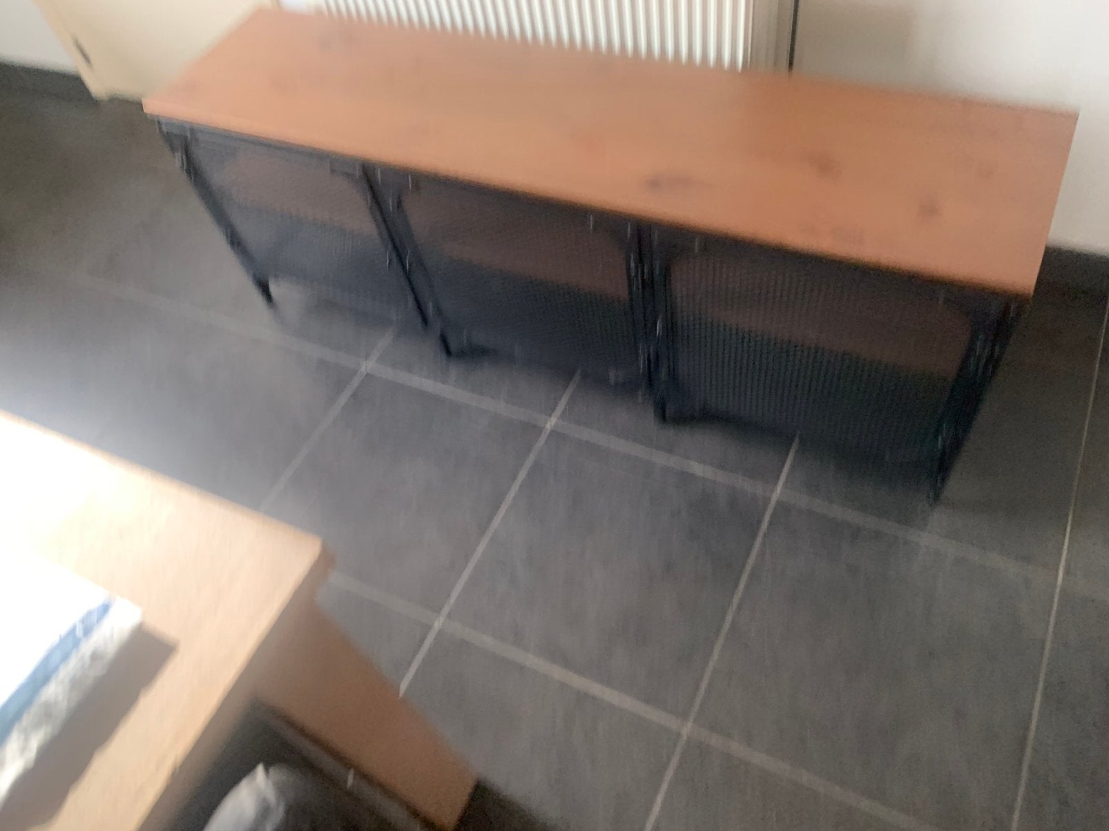Salontafel -tv kast, Ophalen, Gebruikt, Metaal
