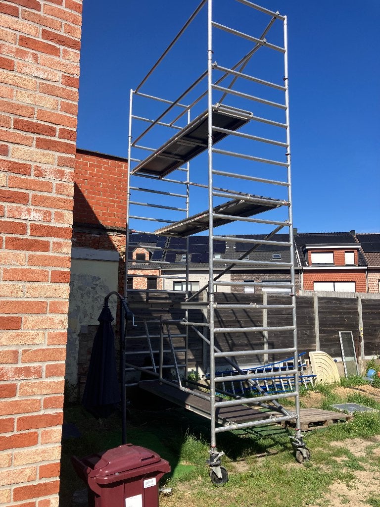 Altrex rolstelling/kamersteiger Type 5500, Bricolage & Construction, Échelles & Escaliers, Utilisé, 4 mètres ou plus, Pliable ou rétractable/escamotable