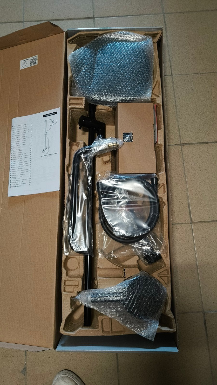 Hansgrohe chroma select s 280 zwart, Doe-het-zelf en Bouw, Ophalen, Nieuw, Chroom, Douche
