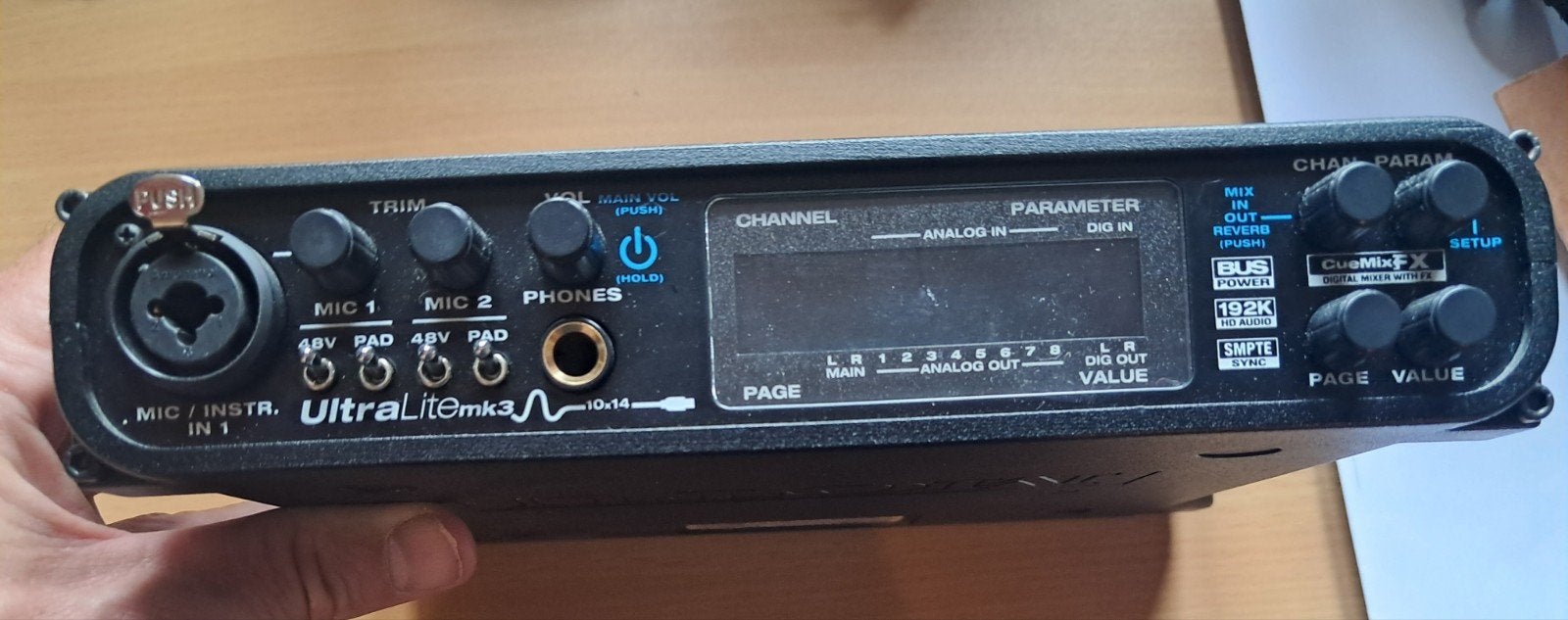 interface audio carte son motu ultralite firewire mk3, Enlèvement ou Envoi, Utilisé, Audio