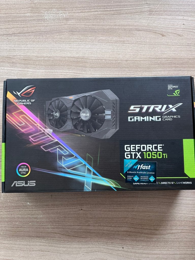 Asus Strix Geforce GTX1050Ti, Computers en Software, Videokaarten, Ophalen, PCI-Express 3, HDMI, Zo goed als nieuw