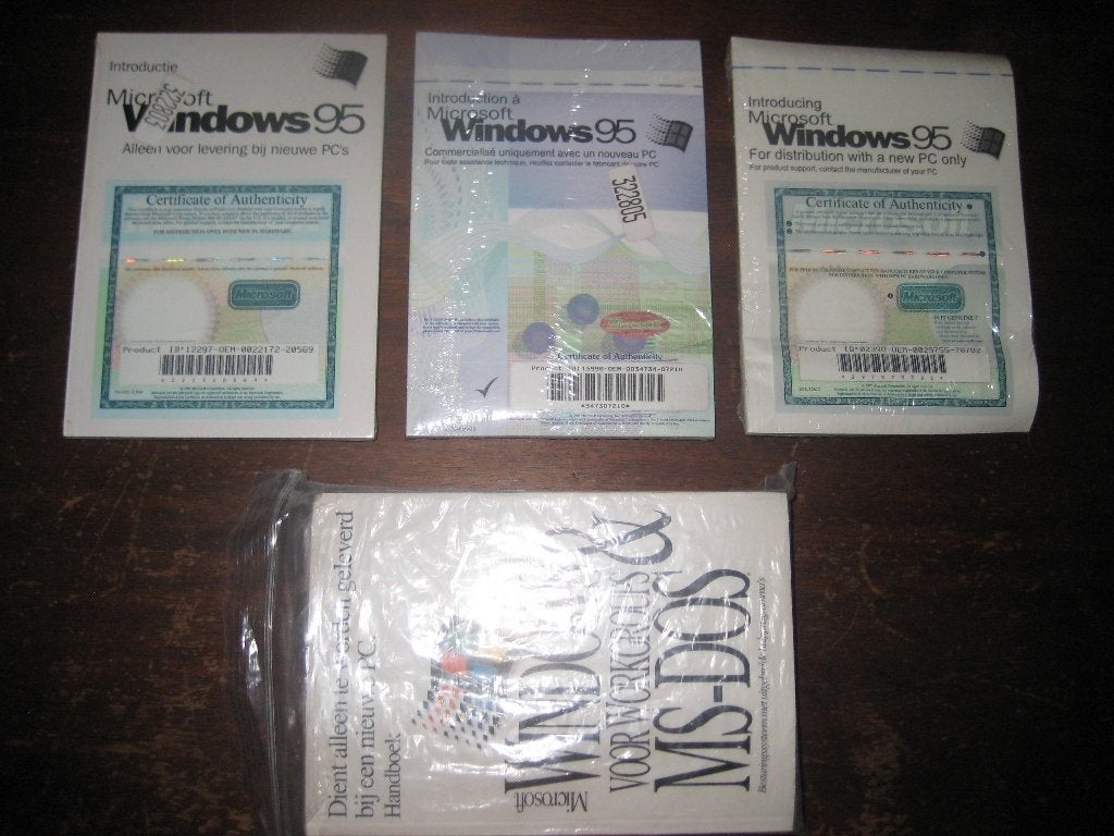 Windows 95 + CD nog Verpakt, Computers en Software, Ophalen of Verzenden, Windows