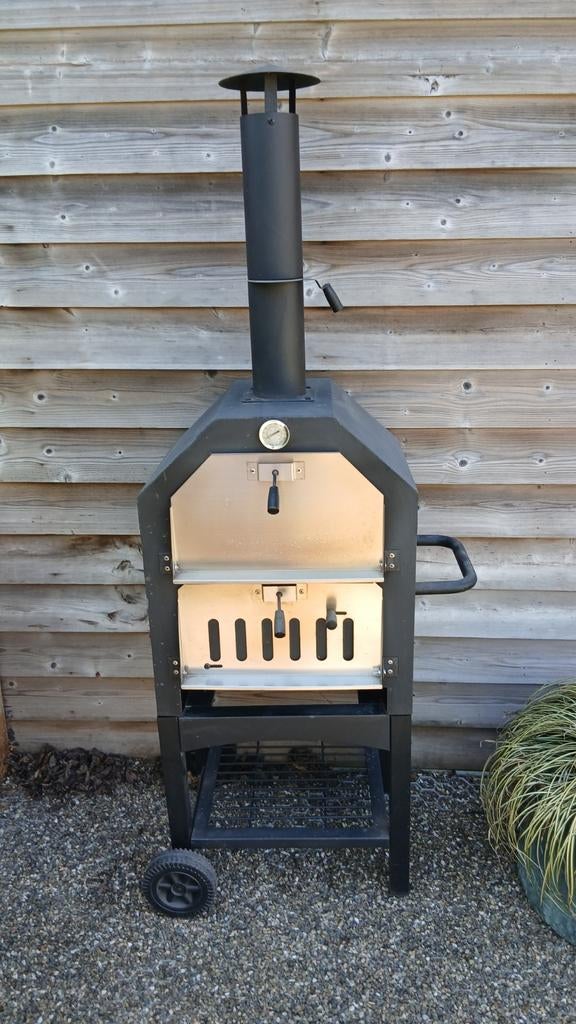 Pizza/bbq  plaat/vuur, Ophalen