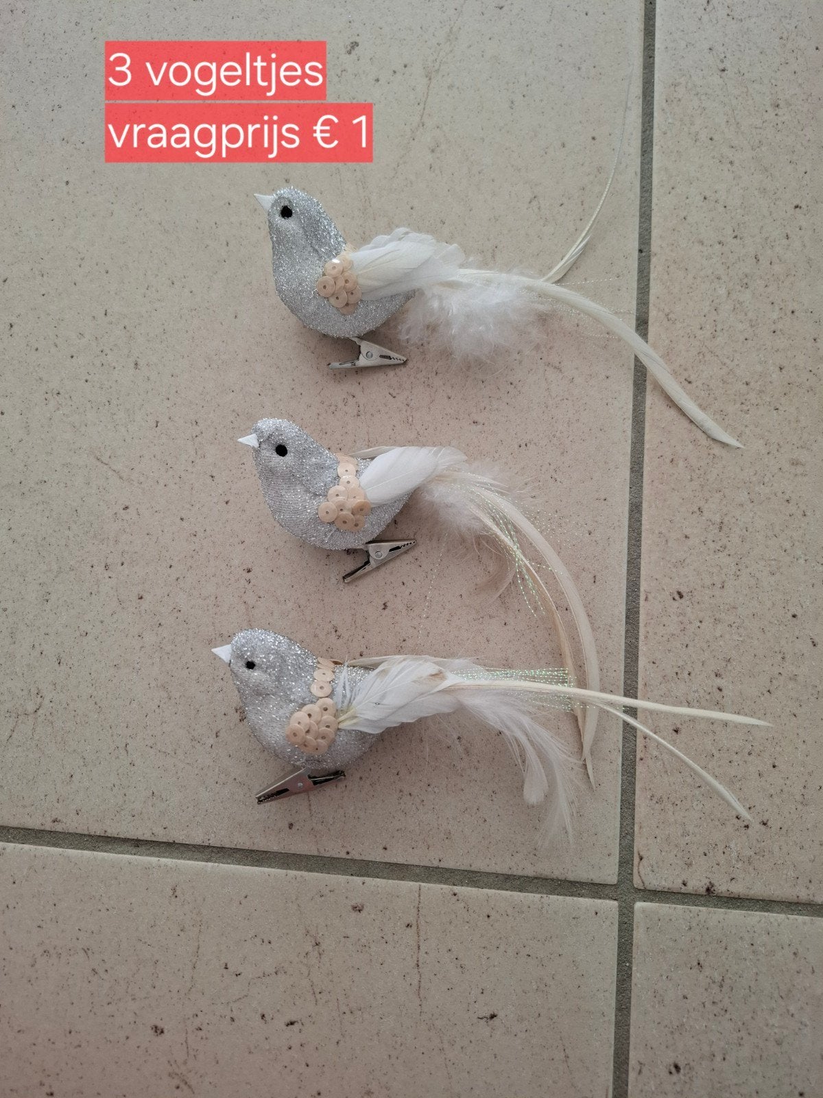 3 vogeltjes, Ophalen of Verzenden, Zo goed als nieuw