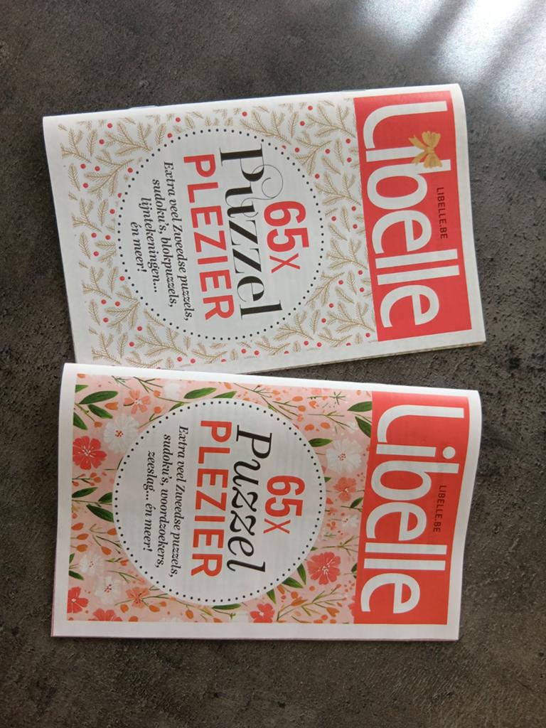 2 puzzelboekjes Libelle, Boeken, Ophalen of Verzenden, Nieuw, Overige typen