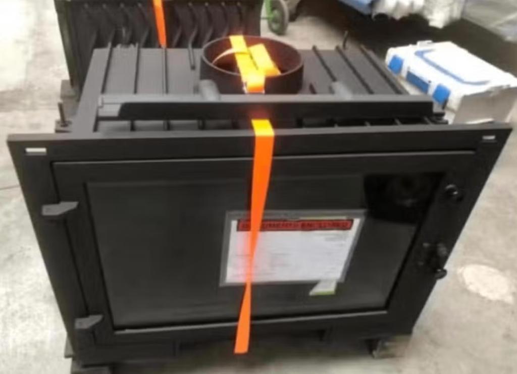 houtkachel / houtcasette / inbouwkachel 8kW, Huis en Inrichting, Kachels, Ophalen, Gebruikt, Elektrisch, Houtkachel