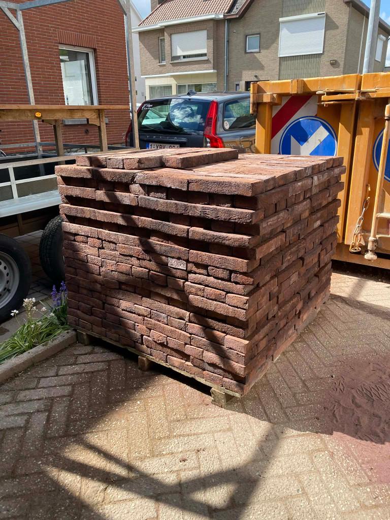 Palette de briques de parement Tolus Maya Purple, Enlèvement, Neuf, Briques