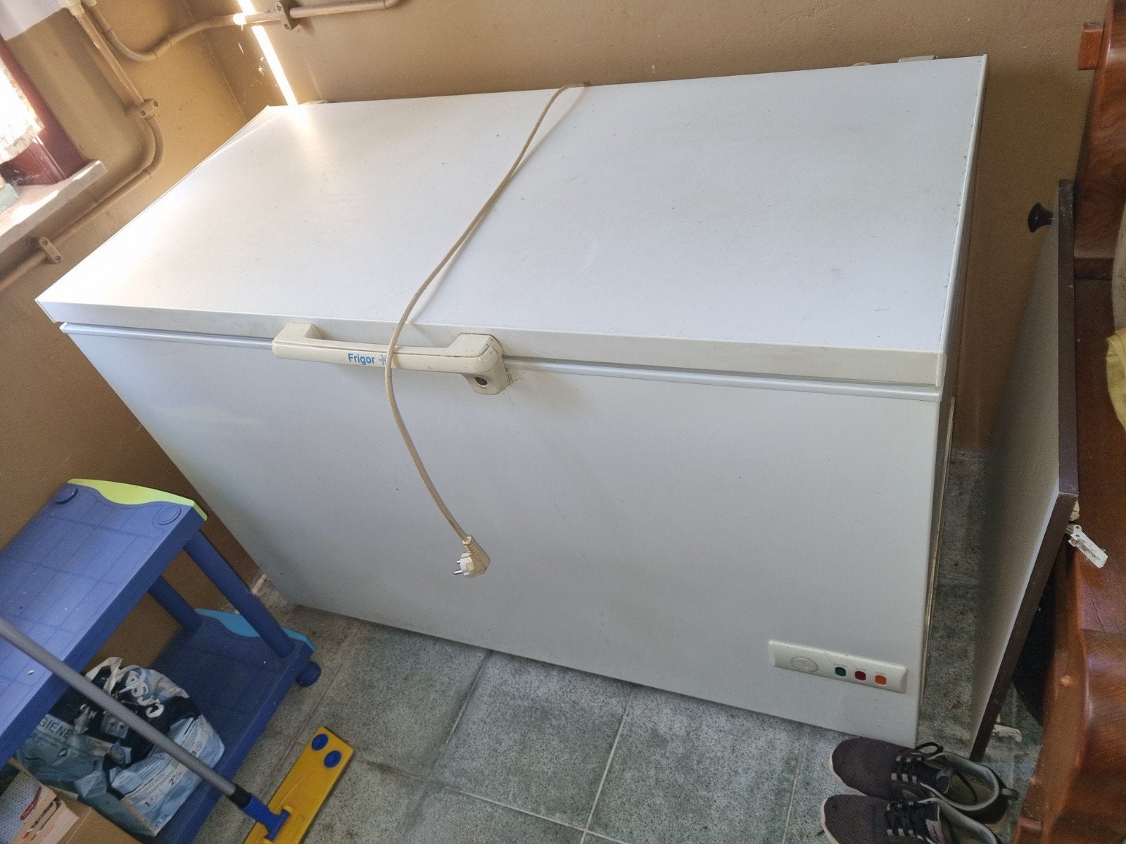 diepvries kist, Elektronische apparatuur, Vrieskist, Gebruikt, Vrijstaand, 90 cm of meer