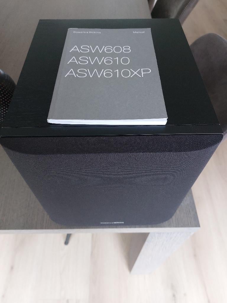 Subwoofer Bowers & Wilkins asw608, Ophalen, Subwoofer, Zo goed als nieuw, Bowers & Wilkins (B&W)