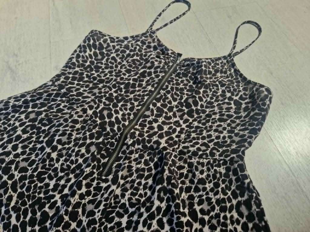 kort kleedje Divided H&M  - 40, Ophalen, Maat 38/40 (M), Grijs, Boven de knie