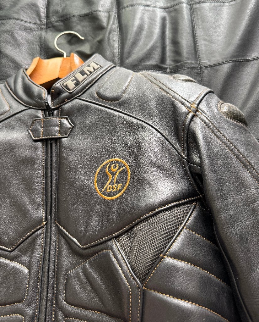 Motor vest Leathers POLO DSF  FLM Greyhound 54, Seconde main, Enlèvement ou Envoi, Manteau | cuir, Hommes