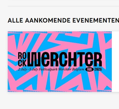 The Hive Camping Ticket (1x) - Rock Werchter 2026, Une personne
