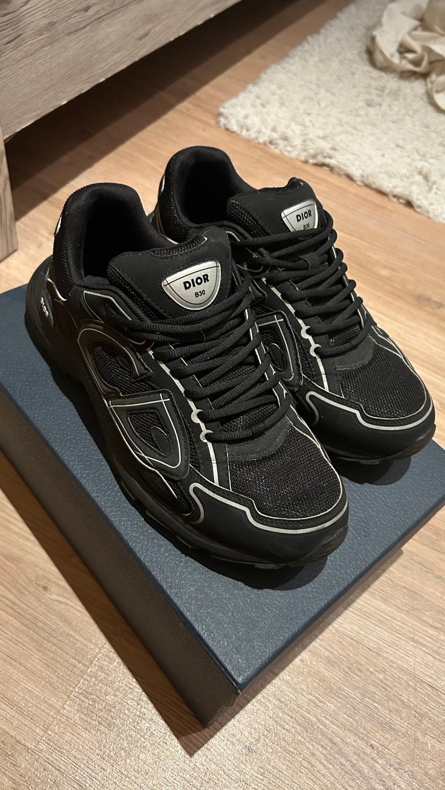 DIOR B30 zwart, Vêtements | Hommes, Chaussures, Enlèvement ou Envoi, Porté, Baskets, Noir