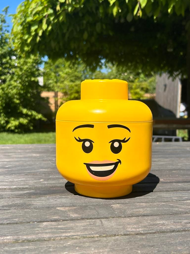 Lego hoofd, Ophalen, Zo goed als nieuw