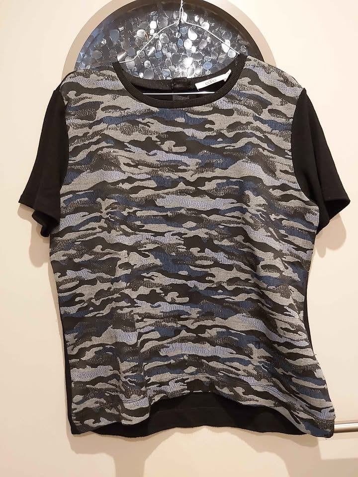zomer sweater met camouflageprint en ritsdetail, Aaiko, M/L, Vêtements | Femmes, Pulls & Gilets, Comme neuf, Taille 38/40 (M)