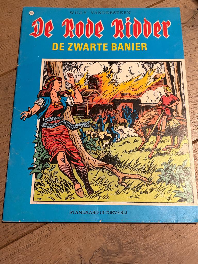 De Rode Ridder - 24 - De zwarte banier, Eén stripboek, Ophalen of Verzenden, Gelezen, Willy Vandersteen