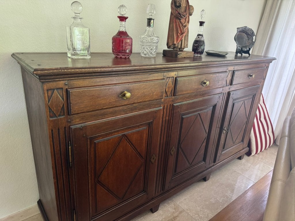Nederlands eiken dressoir/buffetkast uit de Art Deco-periode, Ophalen
