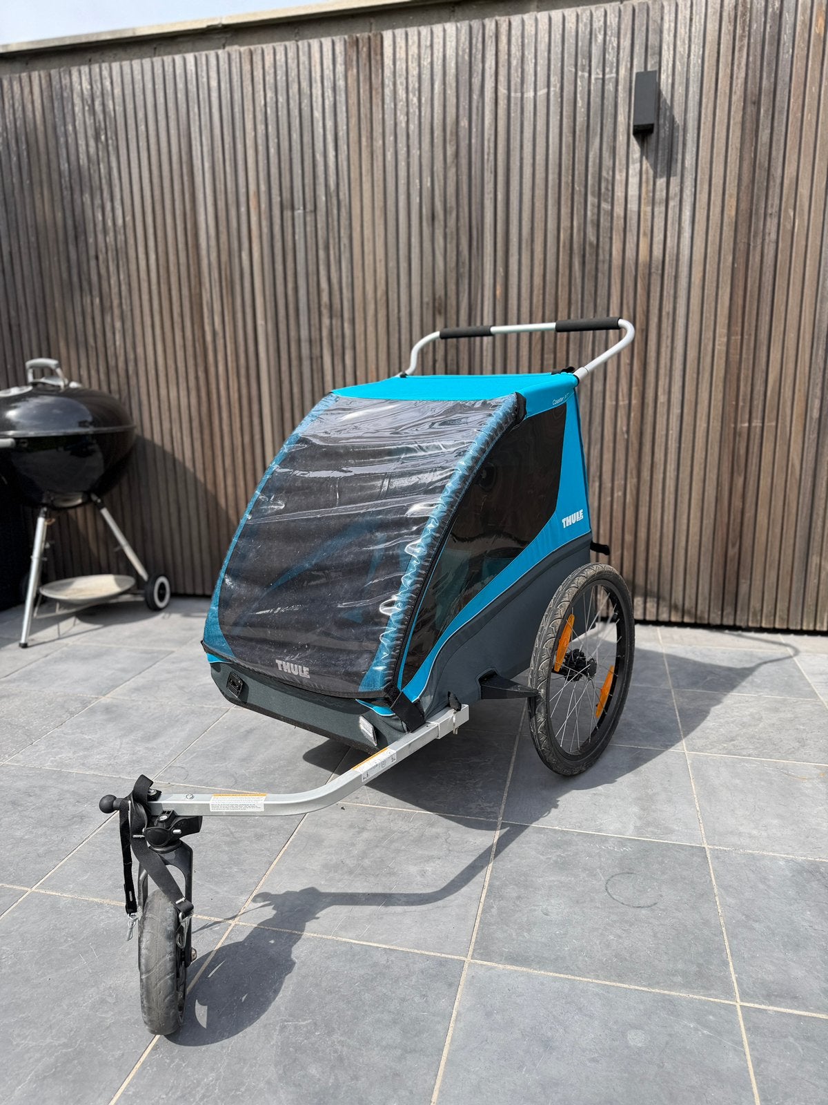 Thule Coaster XT fietskar + infant sling, Fietsen en Brommers, Fietsaccessoires | Aanhangwagens en Karren, Ophalen, Opvouwbaar