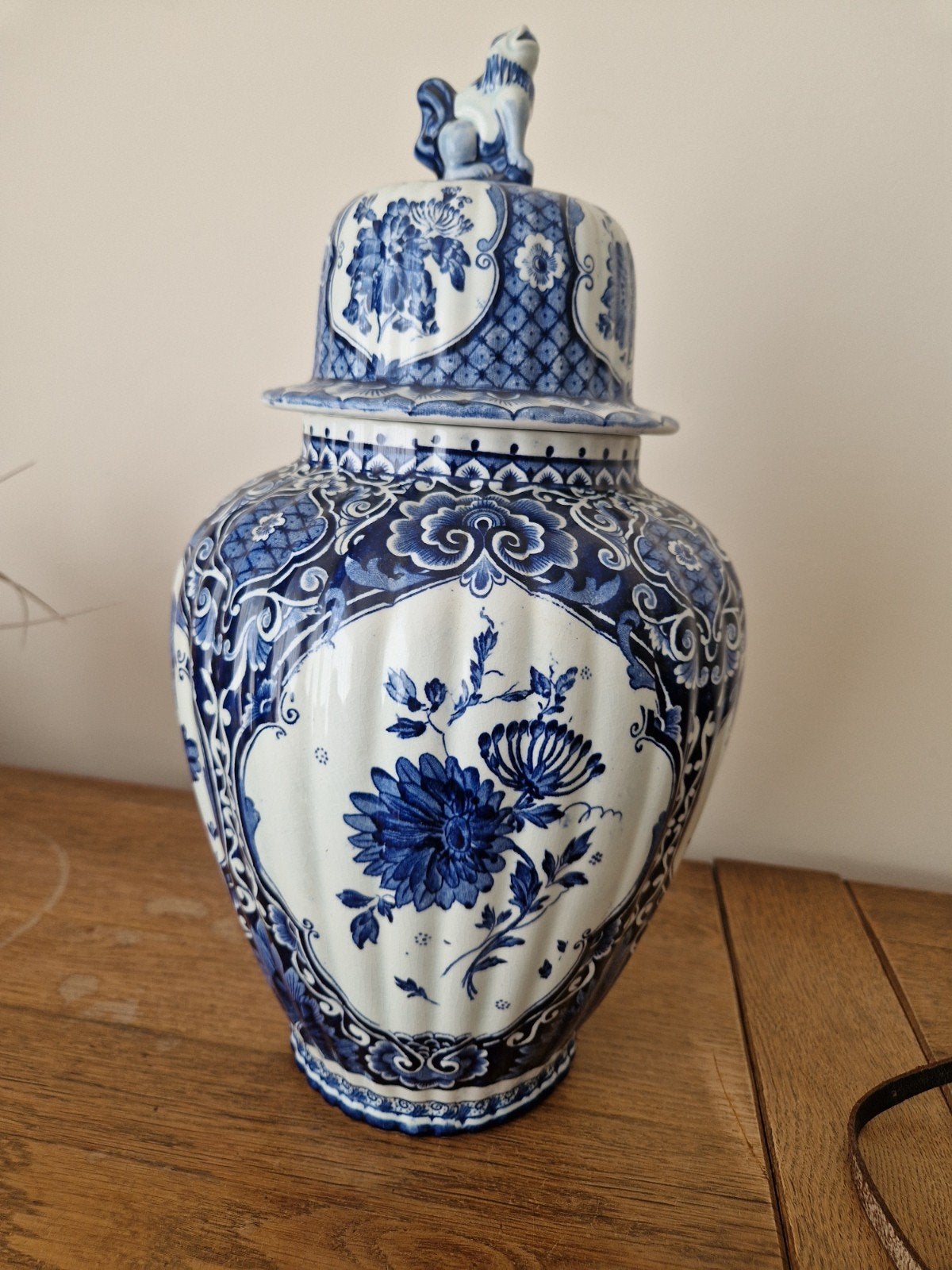 vaas in Delfts blauw, Ophalen