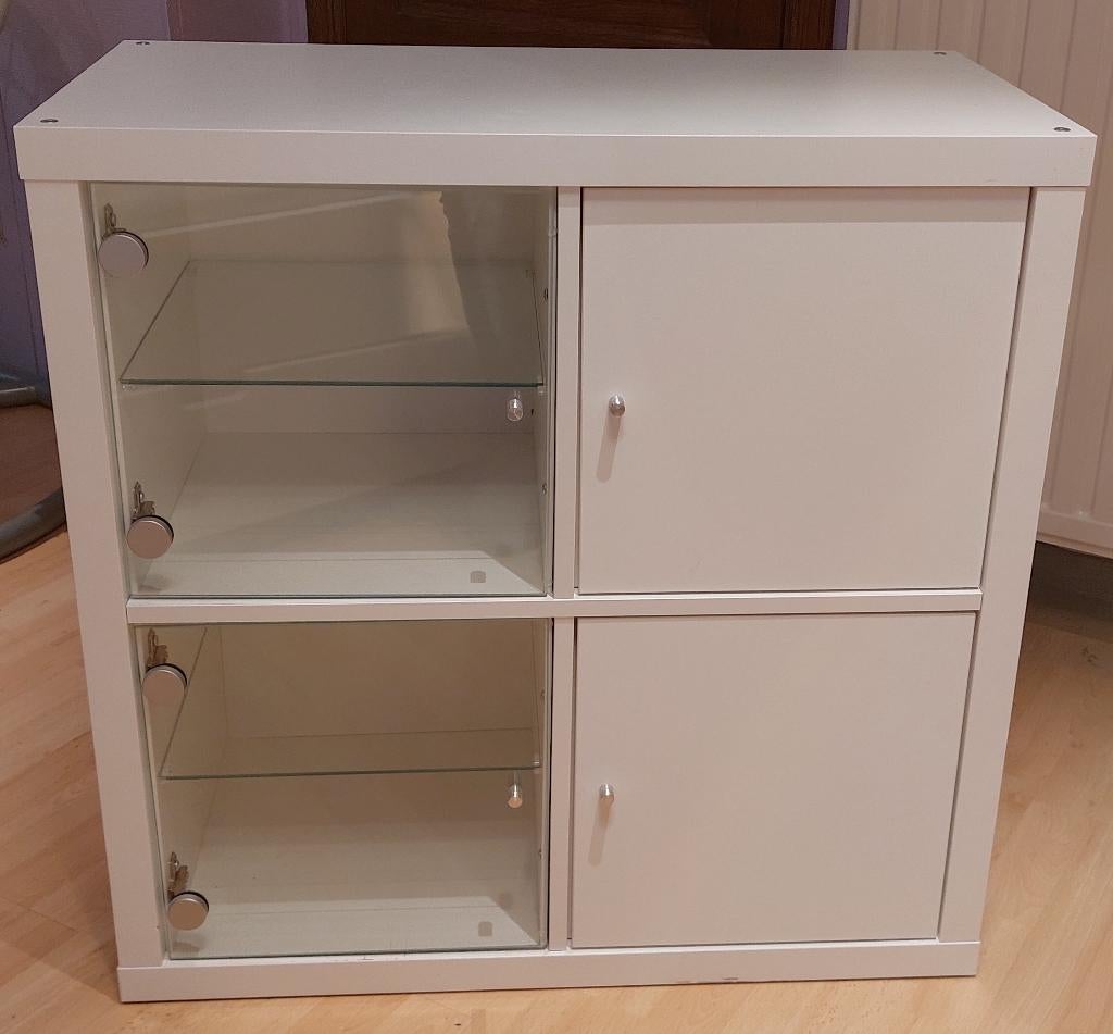 Etagère IKEA - Cubes KALLAX blanche - 4 Modules, Maison & Meubles, Armoires | Étagères, Comme neuf, Enlèvement