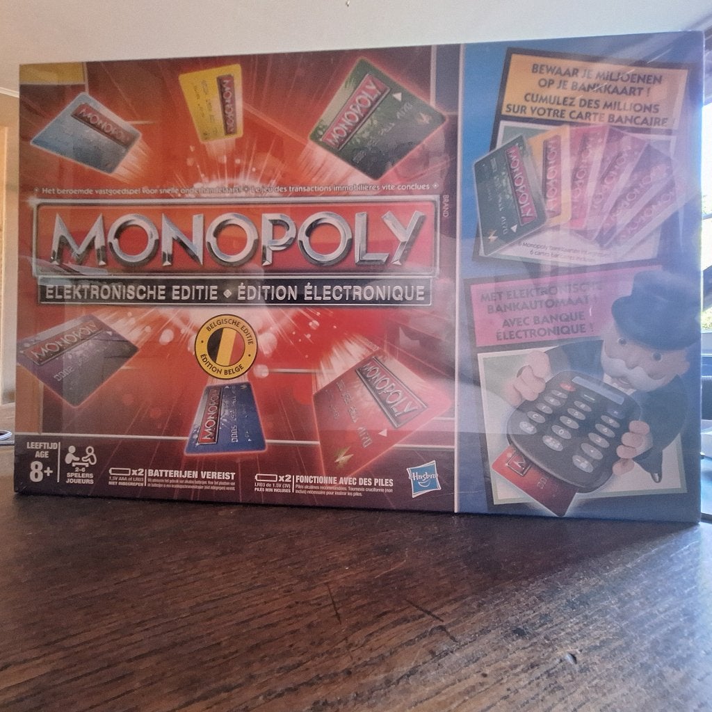 monopoly edition electronique bilingue fr/nl, Drie of vier spelers, Ophalen of Verzenden, Zo goed als nieuw, HASBRO
