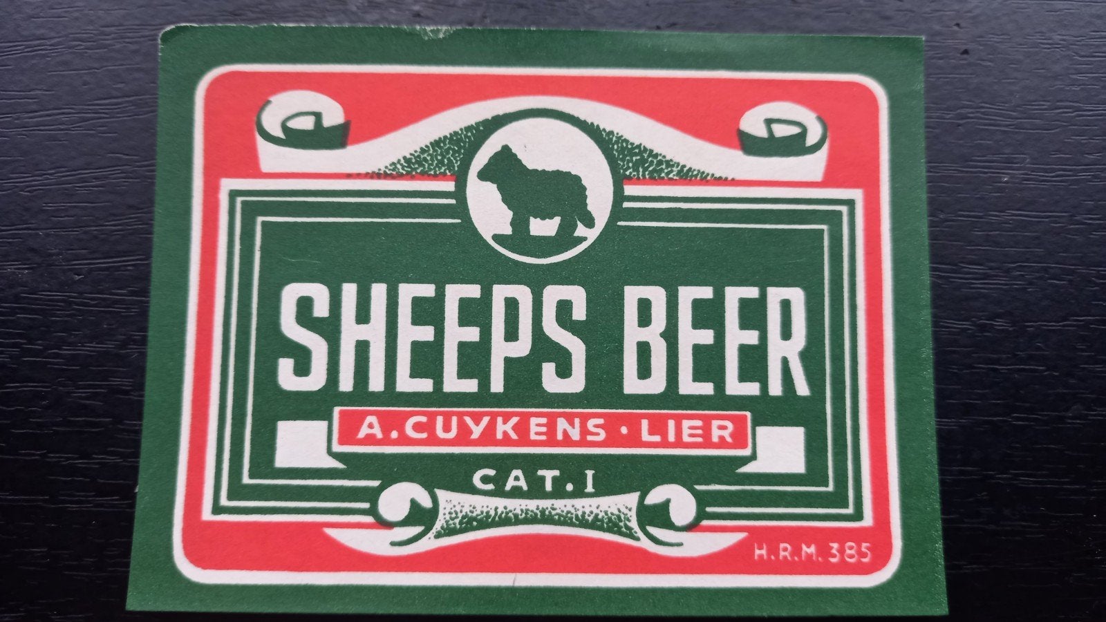 Bieretiket br. Cuykens 3, Verzamelen, Biermerken, Ophalen of Verzenden
