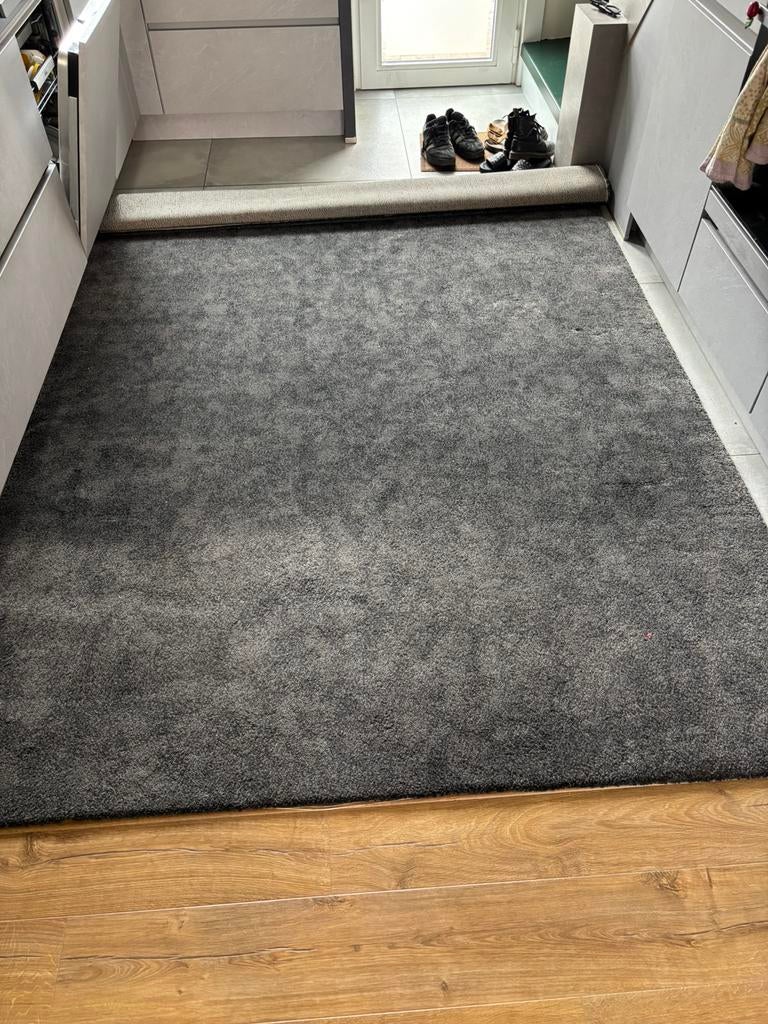 Grand tapis gris, Gris, 200 cm ou plus, 150 à 200 cm, Comme neuf