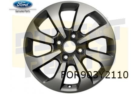 Ford Fiesta VII velg alu. 6,5J x 16" 8-spaaks design (rock m, Neuf, -, Véhicule de tourisme, -