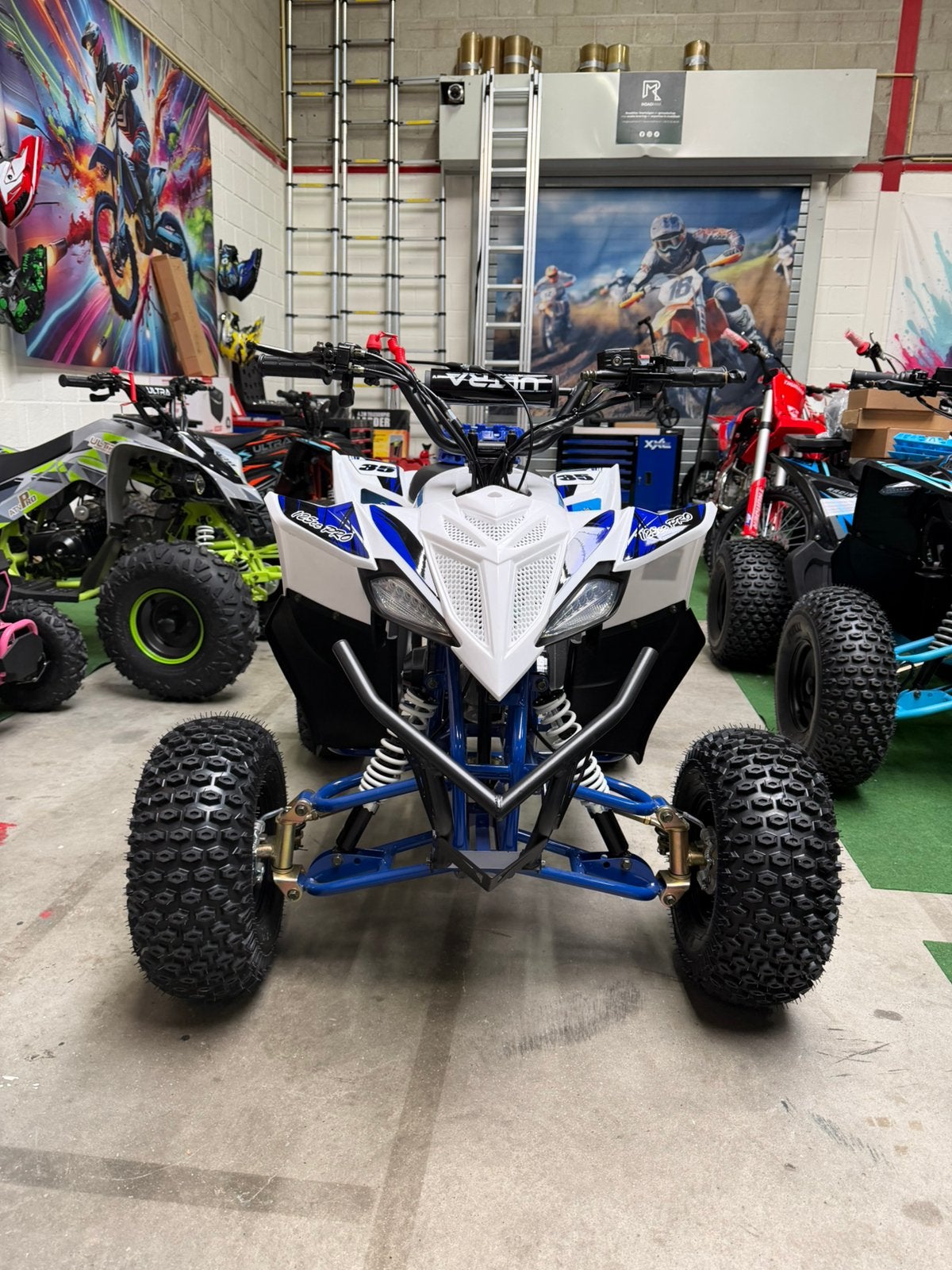 ‼️Nieuw‼️ Raptor ATV Quad 125cc 60km/h 7/8 inch KEY/E-Start!, Nieuw