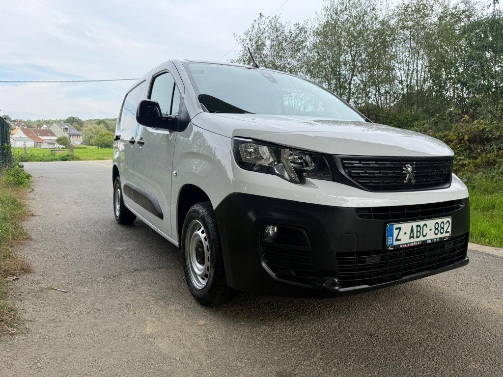 Peugeot Partner 1.5 BlueHDi/L1/EURO6d/3places/1erprop/Camera, Auto's, Voorwielaandrijving, Stof, 4 cilinders, Wit