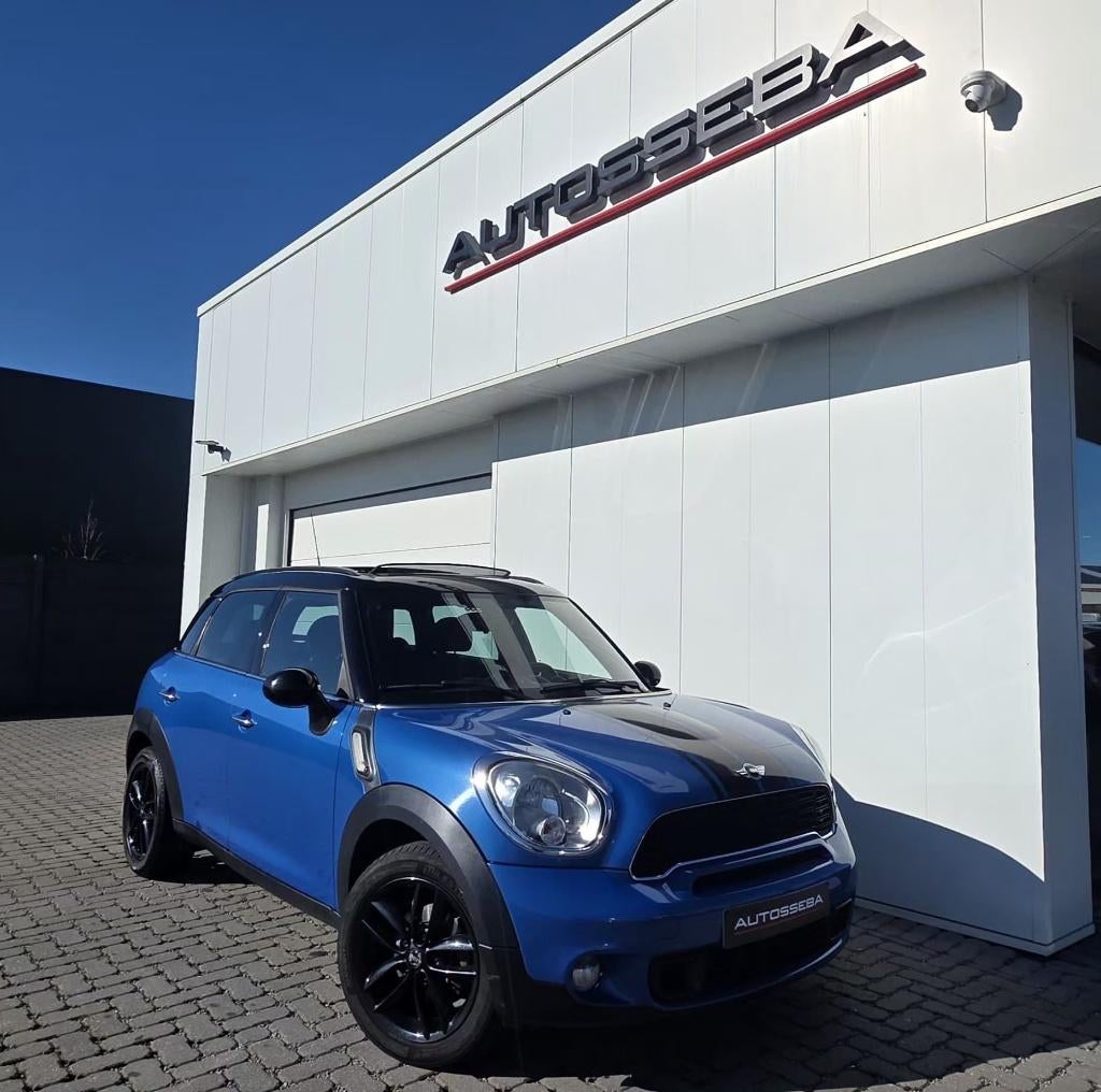 Mini Cooper SD Countryman *NAVI/AUTOMAAT/CARPASS*, Euro 5, Stof, 1995 cc, Blauw