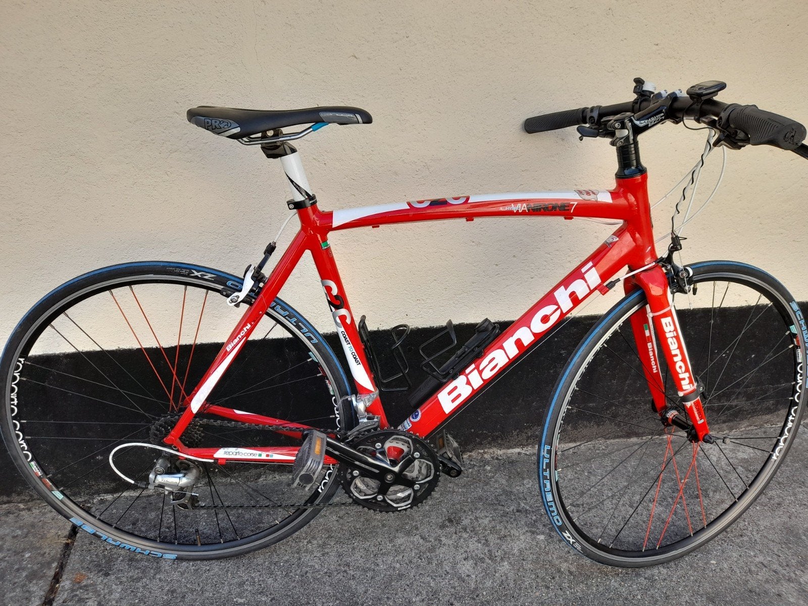 Bianchi race fiets alluminium 57, Fietsen en Brommers, Ophalen