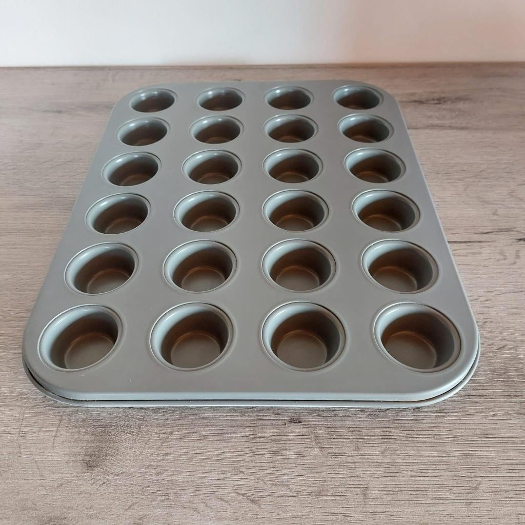 3 MOULES A MINI-MUFFINS JAMIE OLIVER, Huis en Inrichting, Ophalen, Overige typen, Zo goed als nieuw, Metaal