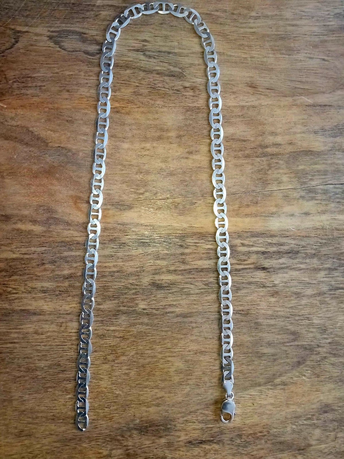 vend ou échange superbe grosse chaîne en argent, Bijoux, Sacs & Beauté, Colliers, Enlèvement, Argent, Argent