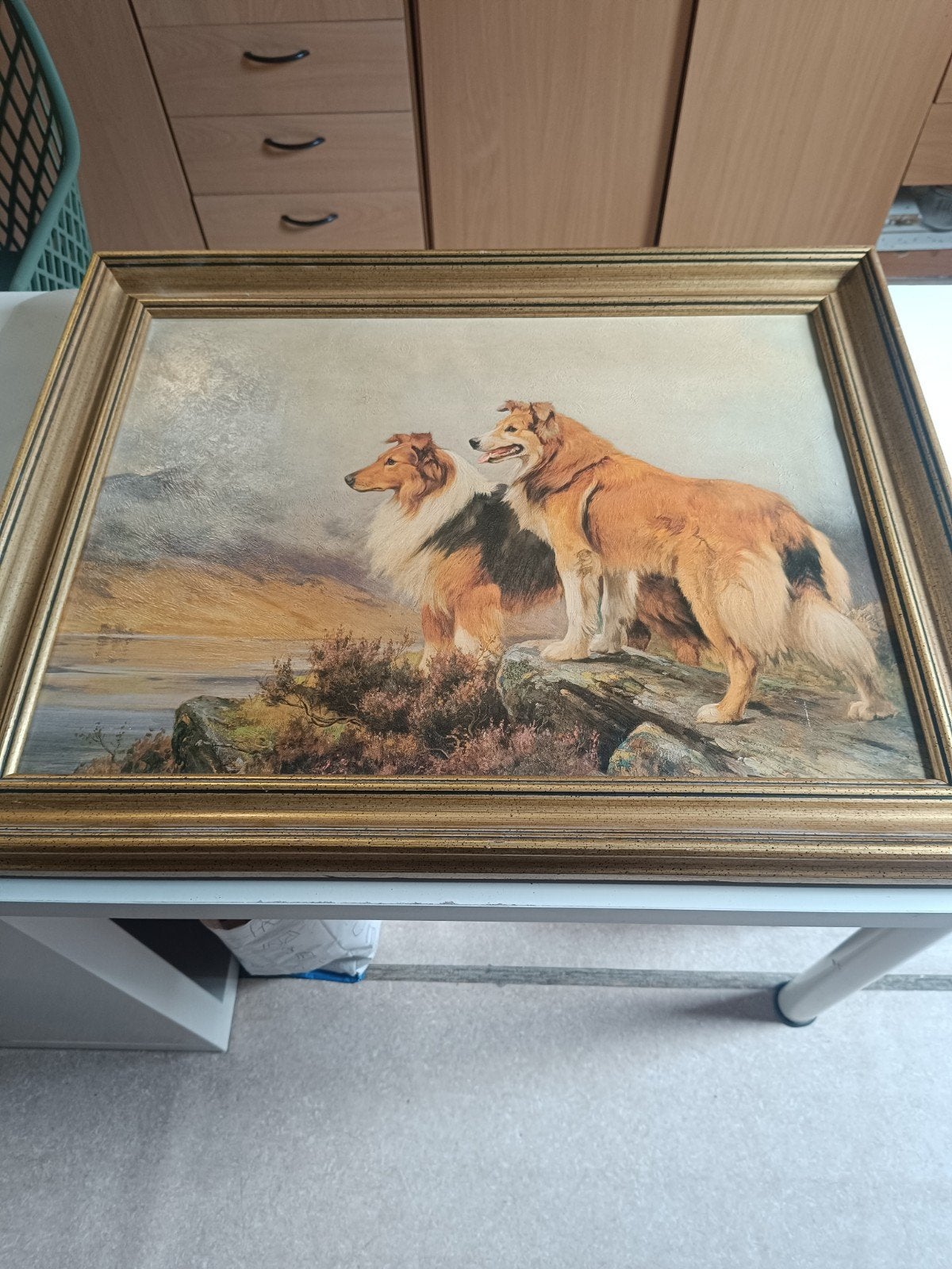 tableau signé, Antiquités & Art, Enlèvement, Classique, Signé, Animaux