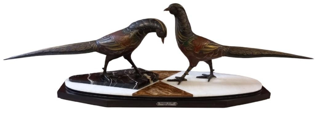 Faisan doré par Gilly. vue d'ensemble, Enlèvement, Statue, 50 - 100 cm, Oiseau