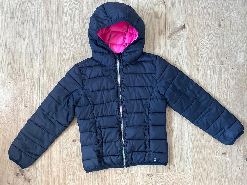 SOMEONE, blauwe jas tussenseizoen 122 - 128, Kinderen en Baby's, Kinderkleding | Maat 122, Gebruikt, Meisje, Ophalen of Verzenden