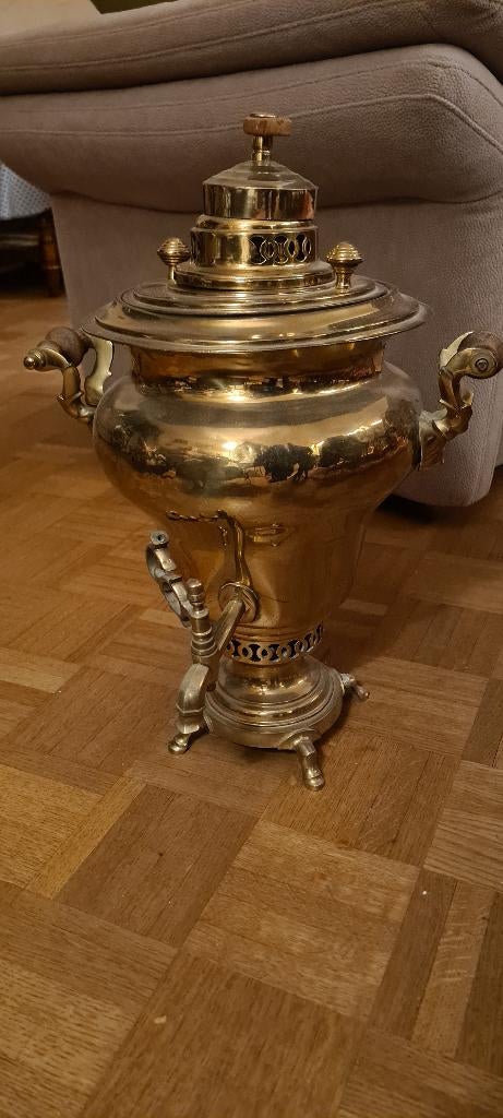 Samovar, messing, Ophalen