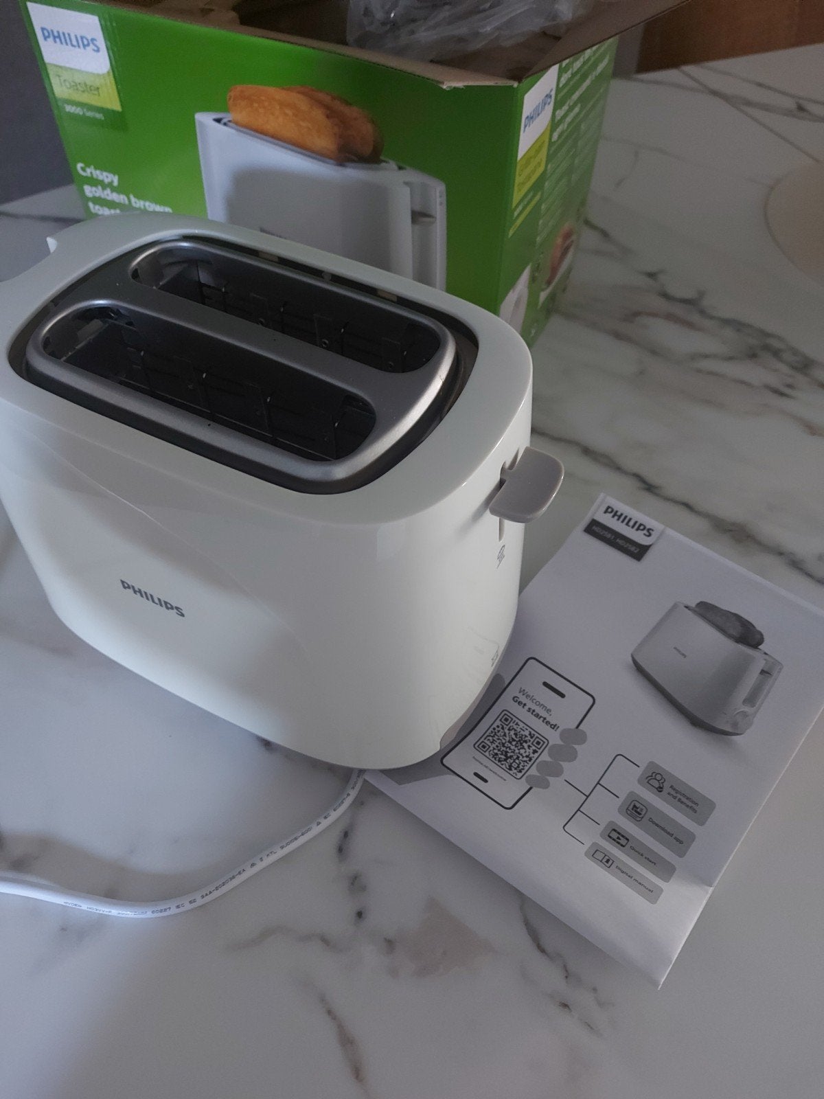 Philips toaster weg dubbelgebruik zo goed als nieuw, Elektronische apparatuur, Broodroosters, Ophalen
