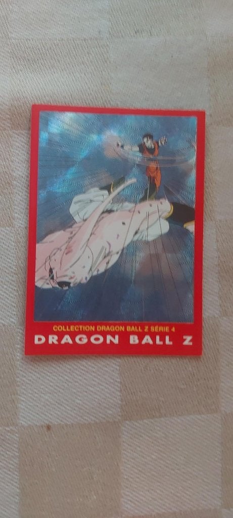dragonball z kaart reverseholo red line Gohan vs Buu, Hobby en Vrije tijd, Ophalen of Verzenden, Nieuw, Losse kaart