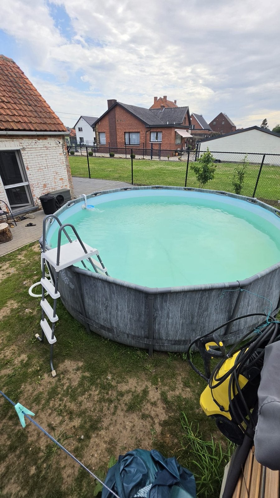 Piscine Intex 457 x 122 cm — Kit complet + pompe à chaleur, Jardin & Terrasse, Piscines, Comme neuf, Enlèvement