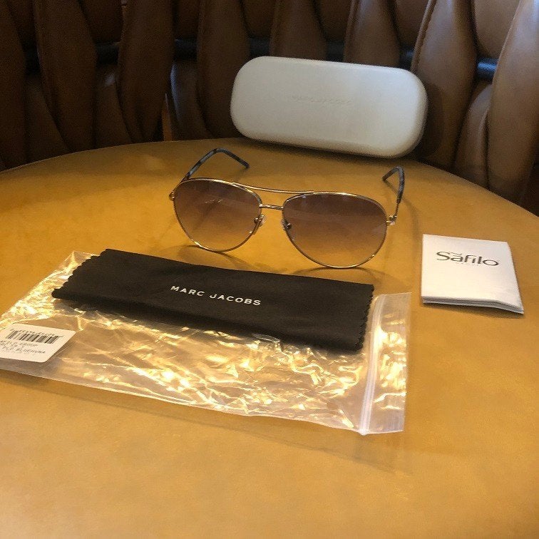 NIEUWE ZONNEBRIL MARC JACOBS PILOTENBRIL MARC59S U9JU3, Neuf, Autres marques, Gris, Enlèvement ou Envoi