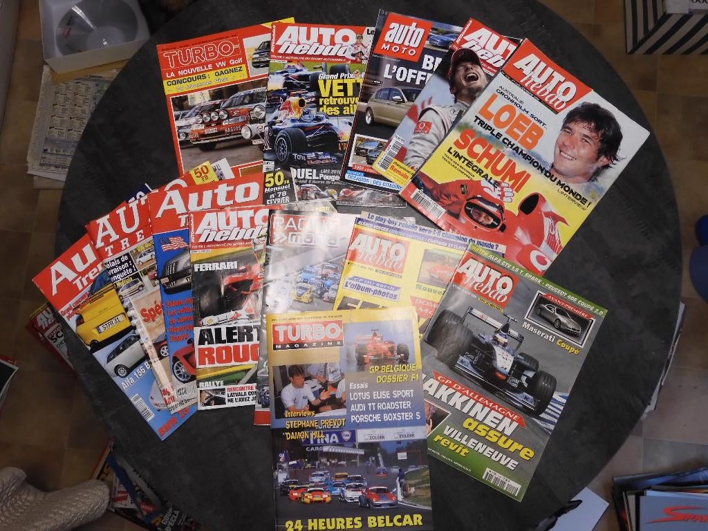 revues Auto Hebdo & Turbo, Gelezen, Algemeen, Ophalen of Verzenden, Divers