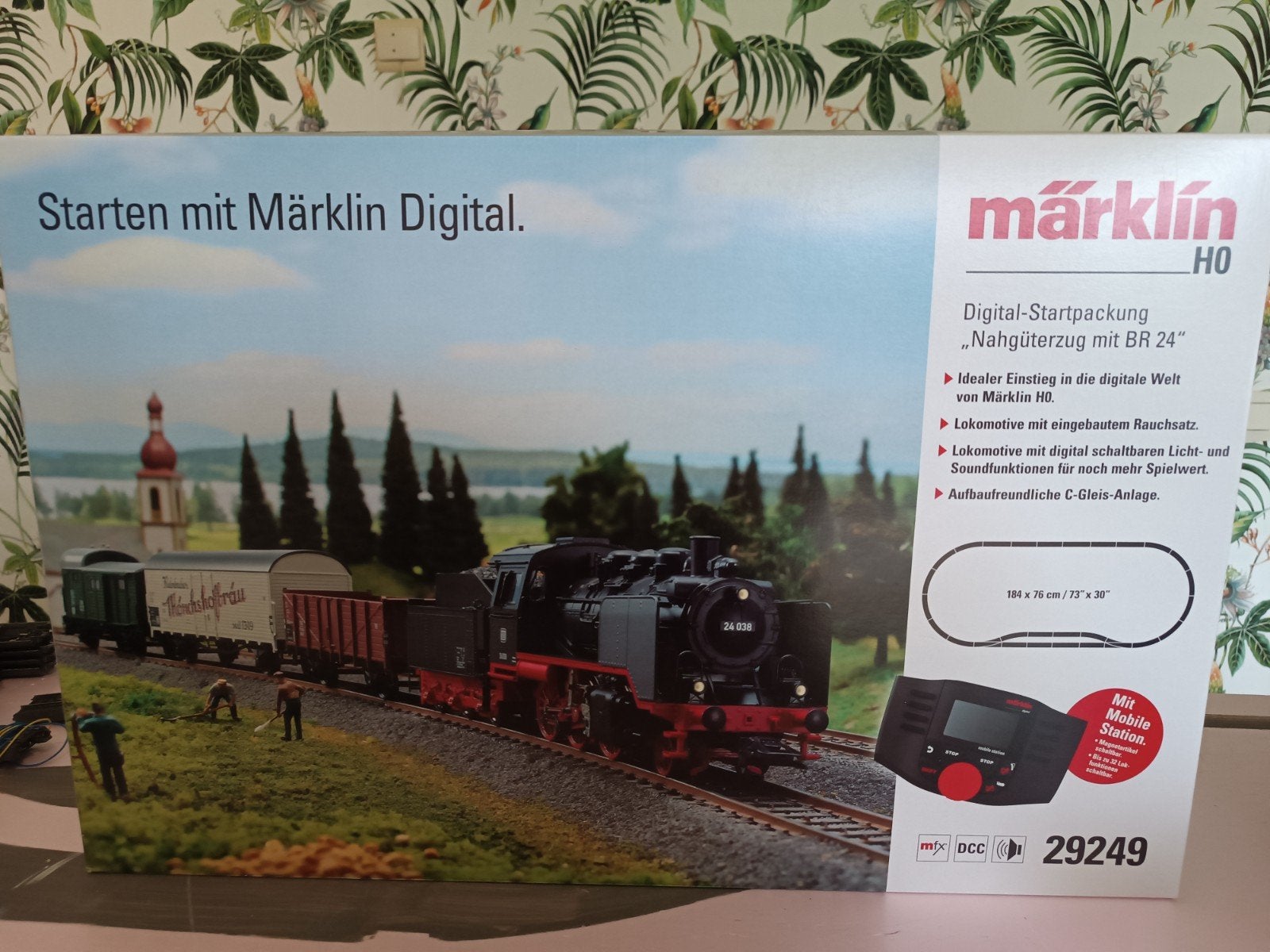 Märklin HO digitale startset 29249, Ophalen, Wisselstroom, Treinset, Zo goed als nieuw