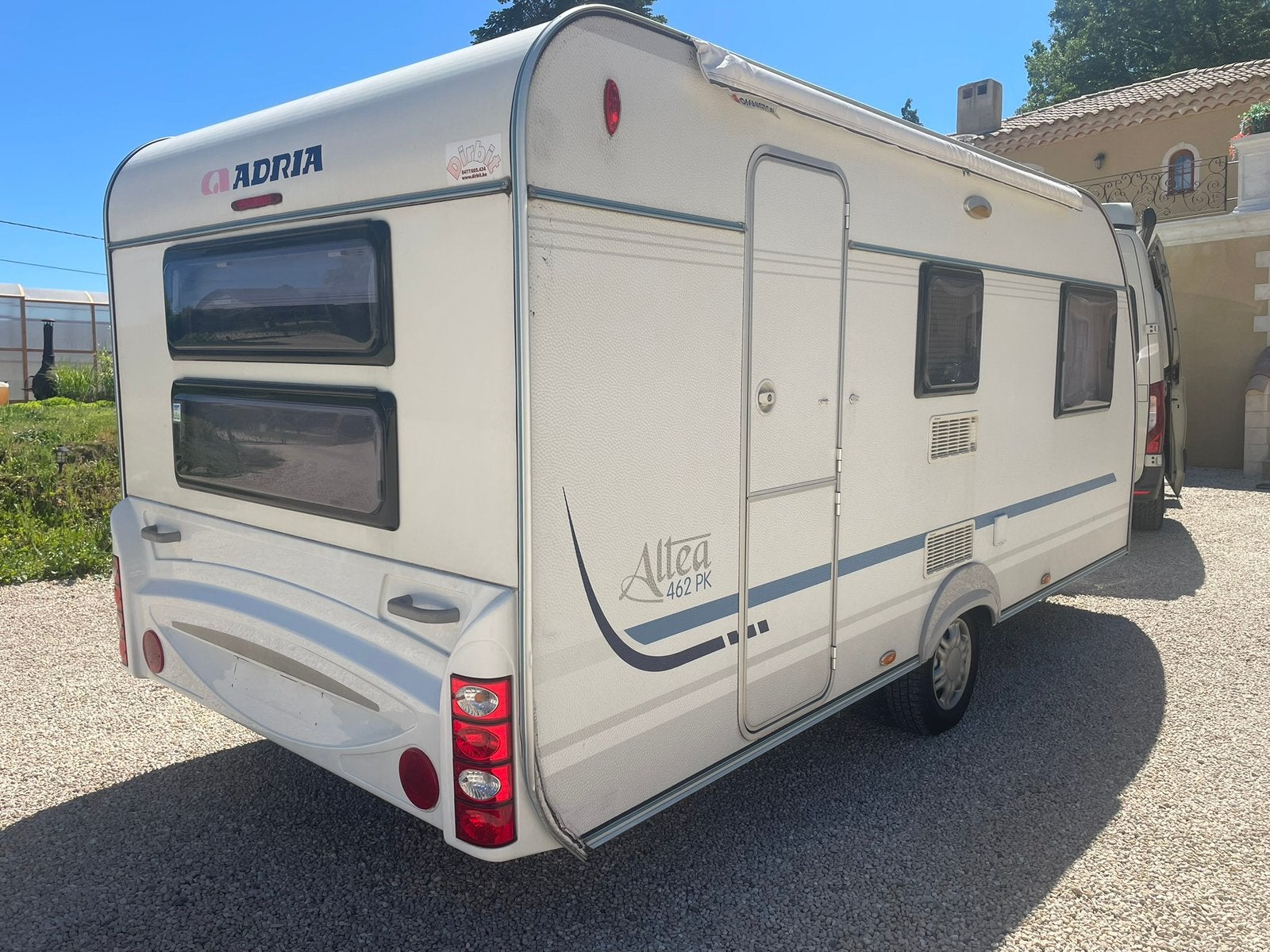 6 persoons caravan Adria 462, bj 2009, stapelbed, Stapelbed, Bedrijf, Adria, Tot en met 6