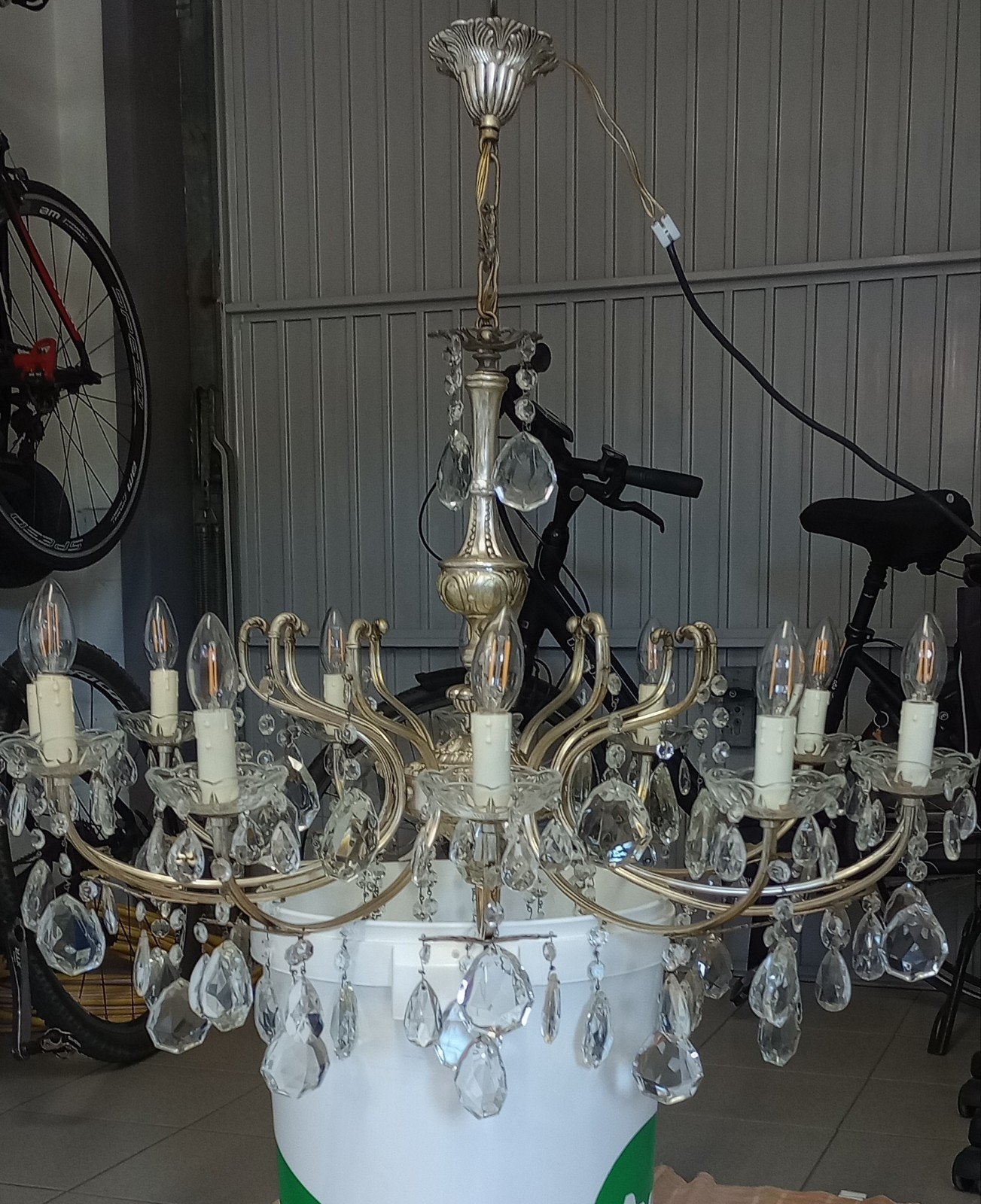 luster en muurlampen, Ophalen, Glas