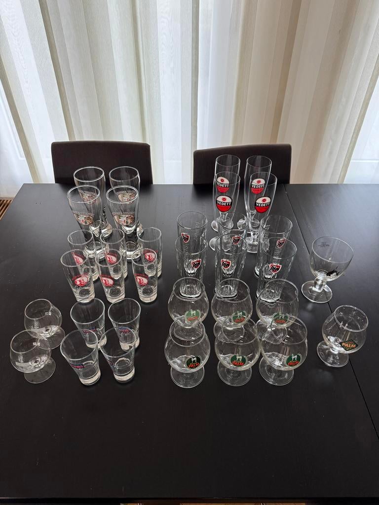 Bierglazen (0,50-1,50€ /st), Ophalen of Verzenden, Zo goed als nieuw