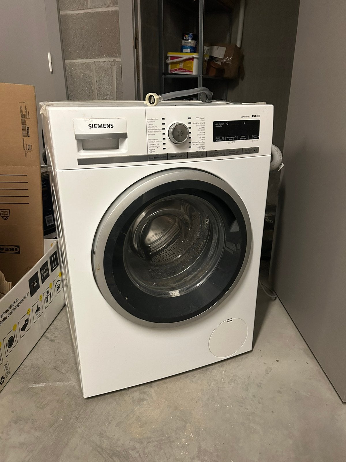 Siemens IQ7 Machines à laver, 1200 à 1600 tours, Programme lavage à la main, Chargeur frontal, Enlèvement