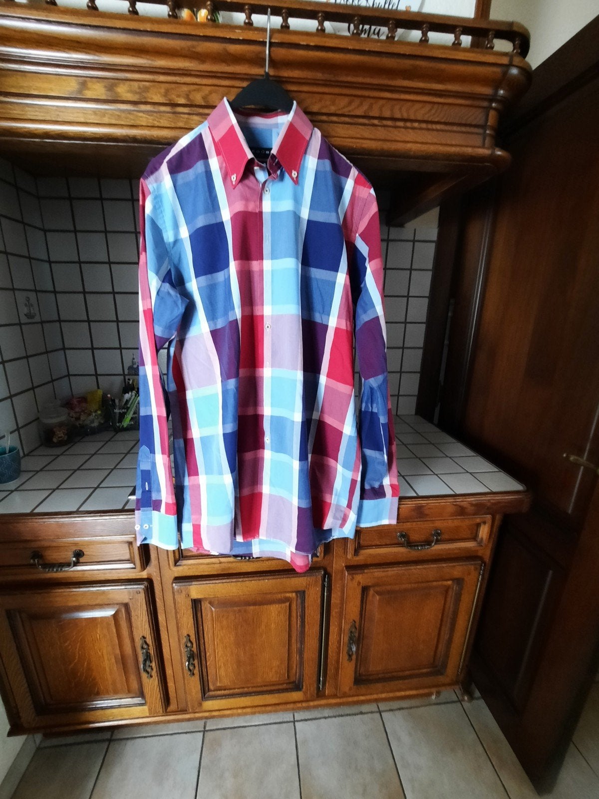Herenoverhemd LEDUB, Ophalen, Zo goed als nieuw, LEDUB, Halswijdte 41/42 (L)