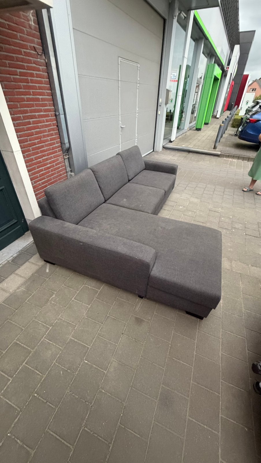 L-vormige bank, Ophalen, Zo goed als nieuw